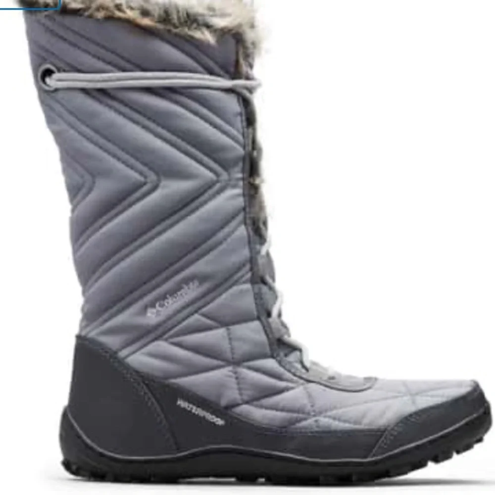 Columbia Minx Mid 3 Pac Boots for Ladies - Grey Steel- 10.5, NWT and box